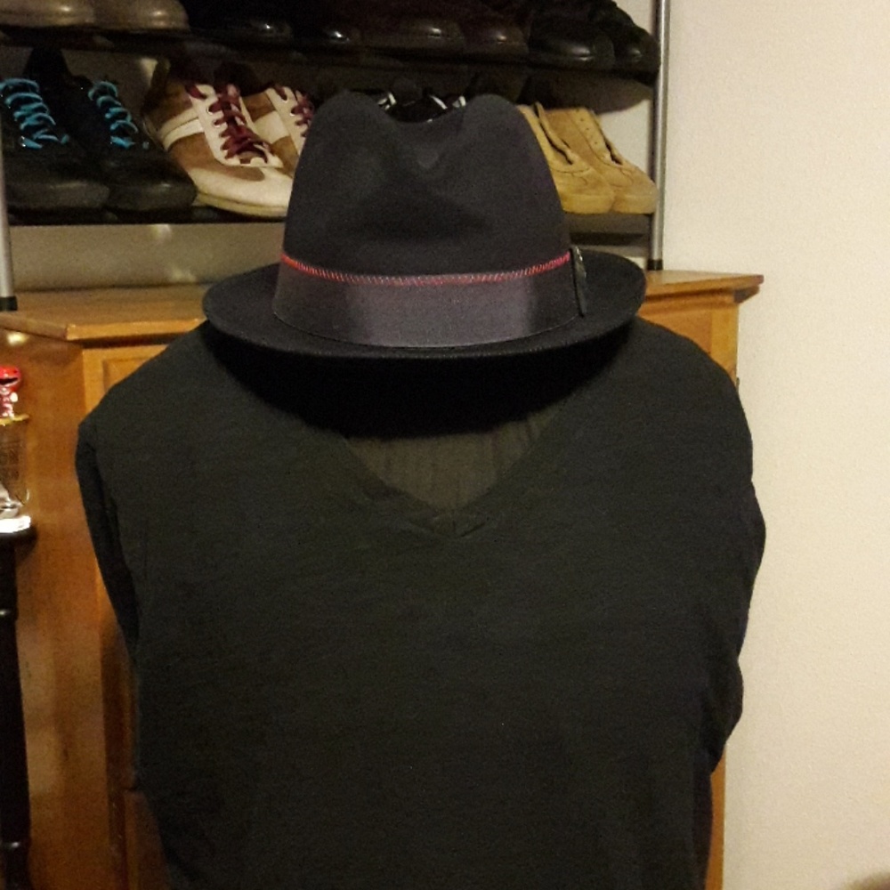 CARLOS SANTANA FIVE FOUR EIGHT WOOL FELT FEDORA